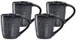 Leonardo Matera Espressotasse 90 ml 4er Set Anthrazit