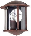Lindby Wandleuchte Au&szlig;en Maelis 9630029 Spritzwassergesch&uuml;tzt Modern in Braun aus