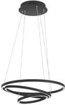 Eglo LED-Pendelleuchte Lobinero-Z CCT 60,5 cm x 61 cm Schwarz