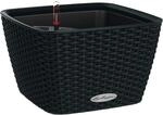 Lechuza&reg; Pflanzgef&auml;&szlig; Bacino Cottage Graphitschwarz 30x30 cm Bew&auml;sserungssystem