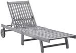 vidaXL Sonnenliege 199 x 59/63 x 30/62/76/85 cm Akazie Massivholz