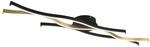 Trio LED-Deckenleuchte Blaze 1-flammig Messing Matt 107,5 cm x 18 cm