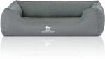 Knuffelwuff Hundebett Leon Orthop&auml;disch Wasserabweisend Velours XL 105 x 75cm...