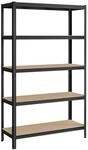 Songmics Schwerlastregal 60 cm x 120 cm x 200 cm Schwarz