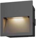 Lucande LED Wandleuchte Au&szlig;en Loya 9969038 Spritzwassergesch&uuml;tzt Modern in Schwarz