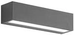 Lucande LED Wandleuchte Au&szlig;en Lengo 9616208 Modern in Schwarz aus Aluminium