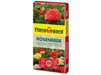 Floragard Rosenerde 40 l - zum Pflanzen von Rosen im Beet und Kübel