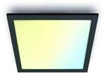 WiZ LED-Panel Quadratisch Tunable White 3400,m Schwarz 60 cm x 60 cm