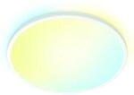 WiZ LED-Deckenleuchte SuperSlim Tunable White 2450,m Wei&szlig; &Oslash; 43 cm