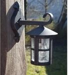 Brilliant Au&szlig;en-Wandlampe Jordy Schwarz-Rost-Braun