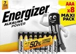 Energizer Batterie Alkaline Power Micro AAA 8 St&uuml;ck