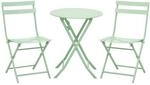 Outsunny Gartenm&ouml;bel-Set f&uuml;r 2 Personen Metall 60L x 71H cm