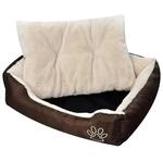 vidaXL Warmes Hundebett mit Polsterkissen XL 170206