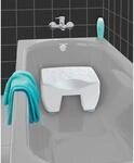Wenko Badewannenhocker Secura 150 kg Tragkraft Kunststoff 40 x 21 x 31 cm Wei&szlig;