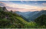 Sanders & Sanders Fototapete Landschaft Gr&uuml;n und Blau 450 x 280 cm 612645