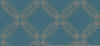 Bricoflor Art Deco Tapete in Blau Gold Retro Vliestapete Geometrisch für...