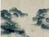 Bricoflor Fototapete Japanische Landschaft Mit Vögeln Asiatische Tapete Mit Aquarell