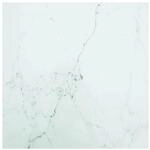 vidaXL Tischplatte Wei&szlig; 70x70 cm 6 mm Hartglas in Marmoroptik 322256