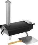 Tepro Pellet-Pizzaofen Danbury Schwarz-Edelstahl