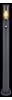 Globo Außenleuchte Boston Edelstahl Anthrazit-Rauchfarben 110 cm Bewegungssensor