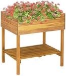 vidaXL Hochk&uuml;bel 78,5 x 58,5 x 78,5 cm Massivholz Akazie 46584