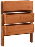 vidaXL Pflanzk&uuml;bel Klappbar Orange 60x14x75 cm Massivholz Tanne 314840