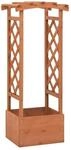vidaXL Pflanzkasten mit Spalier 49x39x117 cm Tannenholz 316391