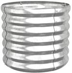 vidaXL Pflanzk&uuml;bel Verzinkter Stahl 40x40x36 cm Silber 318847