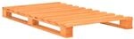 vidaXL Palettenbett Braun Massivholz Kiefer 90x200 cm619029