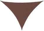 vidaXL Sonnensegel Oxford-Gewebe Dreieckig 5x5x6 m Braun 135843
