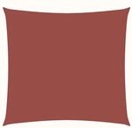 vidaXL Sonnensegel Oxford-Gewebe Quadratisch 3x3 m Terrakotta-Rot 135357