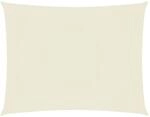 vidaXL Sonnensegel Oxford-Gewebe Rechteckig 4x6 m Creme 42299