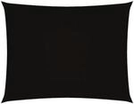 vidaXL Sonnensegel Oxford-Gewebe Rechteckig 3,5x5 m Schwarz 135765