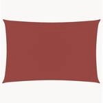 vidaXL Sonnensegel Oxford-Gewebe Rechteckig 3,5x5 m Terrakotta-Rot 135380