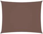 vidaXL Sonnensegel Oxford-Gewebe Rechteckig 3x4,5 m Braun 135816