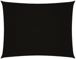 vidaXL Sonnensegel Oxford-Gewebe Rechteckig 3x4,5 m Schwarz 135761