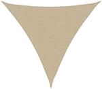 vidaXL Sonnensegel Oxford-Gewebe Dreieckig 3x3x3 m Beige 135170