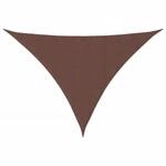vidaXL Sonnensegel Oxford-Gewebe Dreieckig 3x4x5 m Braun 135833