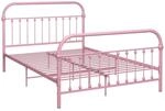 vidaXL Bettgestell Rosa Metall 120x200 cm Modell 1618281