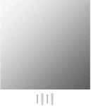 vidaXL Wandspiegel 40 x 40 cm Quadratisch Glas 245697