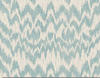 Bricoflor Ethno Tapete Weiß Blau Batik Vliestapete in Textiloptik Ideal für