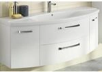 Pelipal Waschbeckenunterschrank 140 cm Serie 4010 Wei&szlig; Glanz