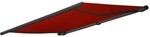 MCW Elektrische Kassettenmarkise H122 4x3m Acryl Bordeaux-Rot Rahmen Anthrazit