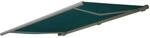MCW Elektrische Kassettenmarkise H122 4x3m Polyester Blau-gr&uuml;n Rahmen Grau