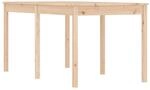 vidaXL Gartentisch 159,5x82,5x76 cm Massivholz Kiefer 823976