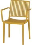 Siena Garden Stapelstuhl Lane mit Armlehnen Mustard
