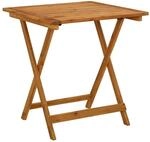 vidaXL Gartentisch Klappbar 70x70x75 cm Massivholz Akazie 46348