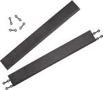 Andiamo Kantenleiste Schwarz 38 cm 2 St&uuml;ck