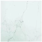 vidaXL Tischplatte Wei&szlig; 60x60 cm 6 mm Hartglas in Marmoroptik 322255