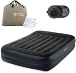 Intex Aufblasbare Matratze 203X152X42 Cm Mit Eingebauter Elektrischer Pumpe 64124